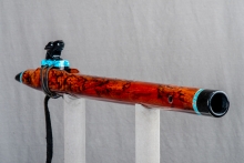 Southeast Asian Rosewood Burl Native American Flute, Minor, Mid G-4, #P13C (5)